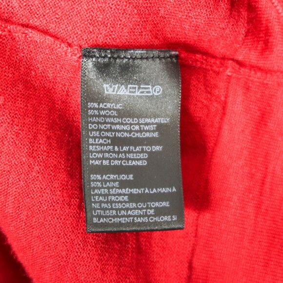 Anthropologie Moth Womens Sweater Size Small Red Wool Blend Long Sleeve - Picture 11 of 11